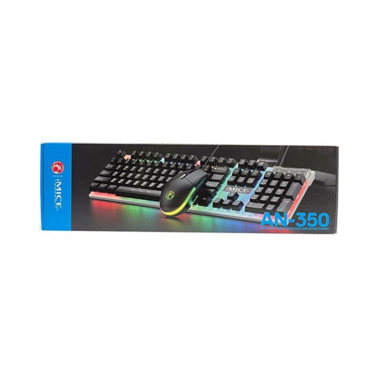 کیبورد و ماوس گیمینگ آیماس مدل AN-350 RGB